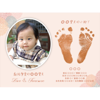 袖珍胎毛筆典藏足印