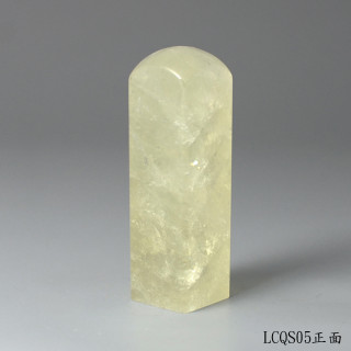 檸檬黃水晶方章
