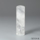 極透冰晶~白水晶圓章(彩虹光)