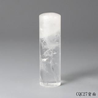 極透冰晶~白水晶圓章