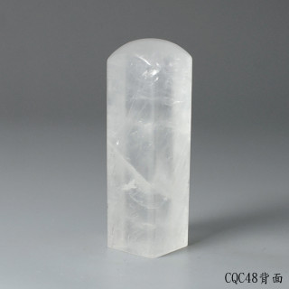 極透冰晶~白水晶方章