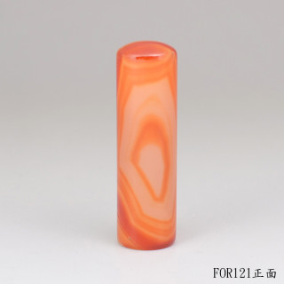 紋帶玉髓圓章
