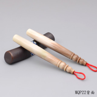 袖珍赤牛角胎毛筆一對