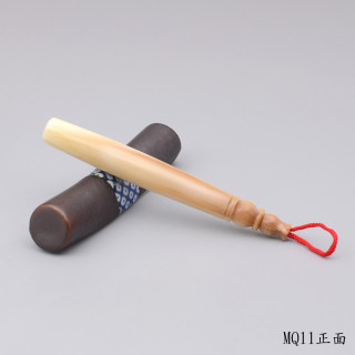 袖珍赤牛角胎毛筆一支