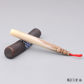 袖珍赤牛角胎毛筆一支