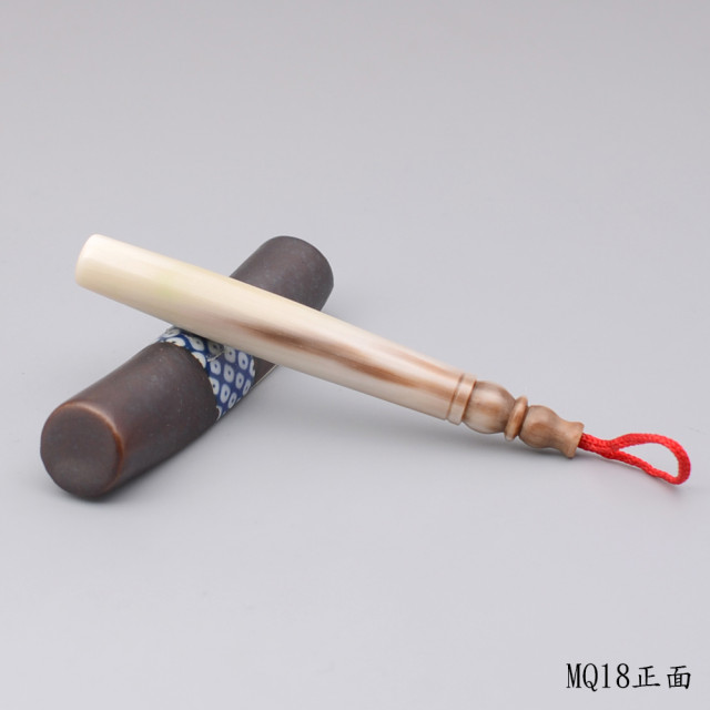袖珍赤牛角胎毛筆一支