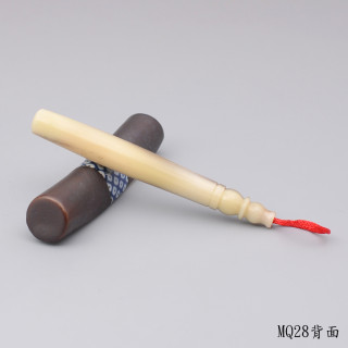 袖珍赤牛角胎毛筆一支