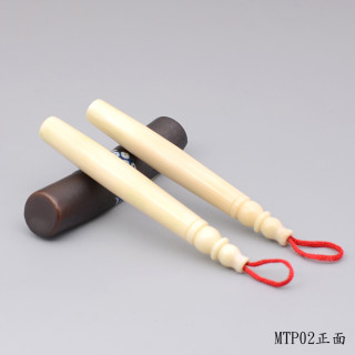 袖珍極品牛角胎毛筆一對