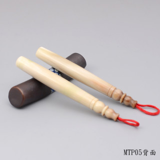 袖珍極品牛角胎毛筆一對