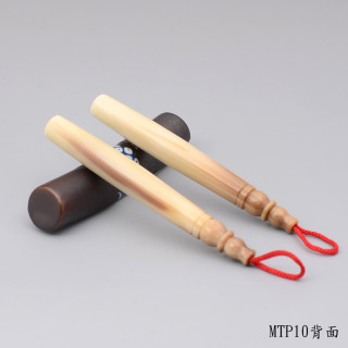 袖珍極品牛角胎毛筆一對
