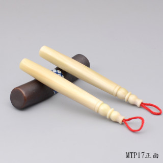 袖珍極品牛角胎毛筆一對