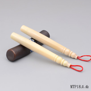 袖珍極品牛角胎毛筆一對