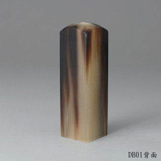 墨云款牛角方章