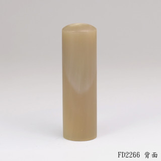 奶茶色牛角圓章