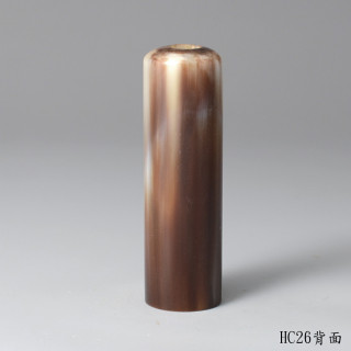 透絲款牛角圓章