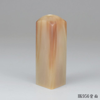 奶茶色牛角方章