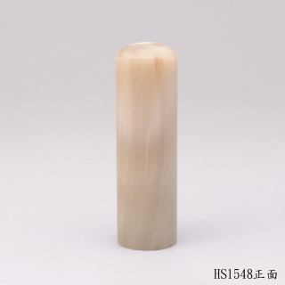 奶茶色牛角圓章
