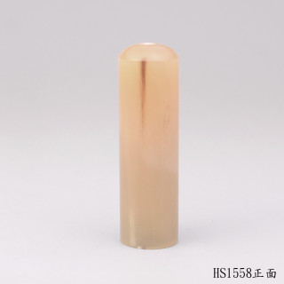 奶茶色牛角圓章