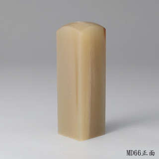 奶茶色牛角方章
